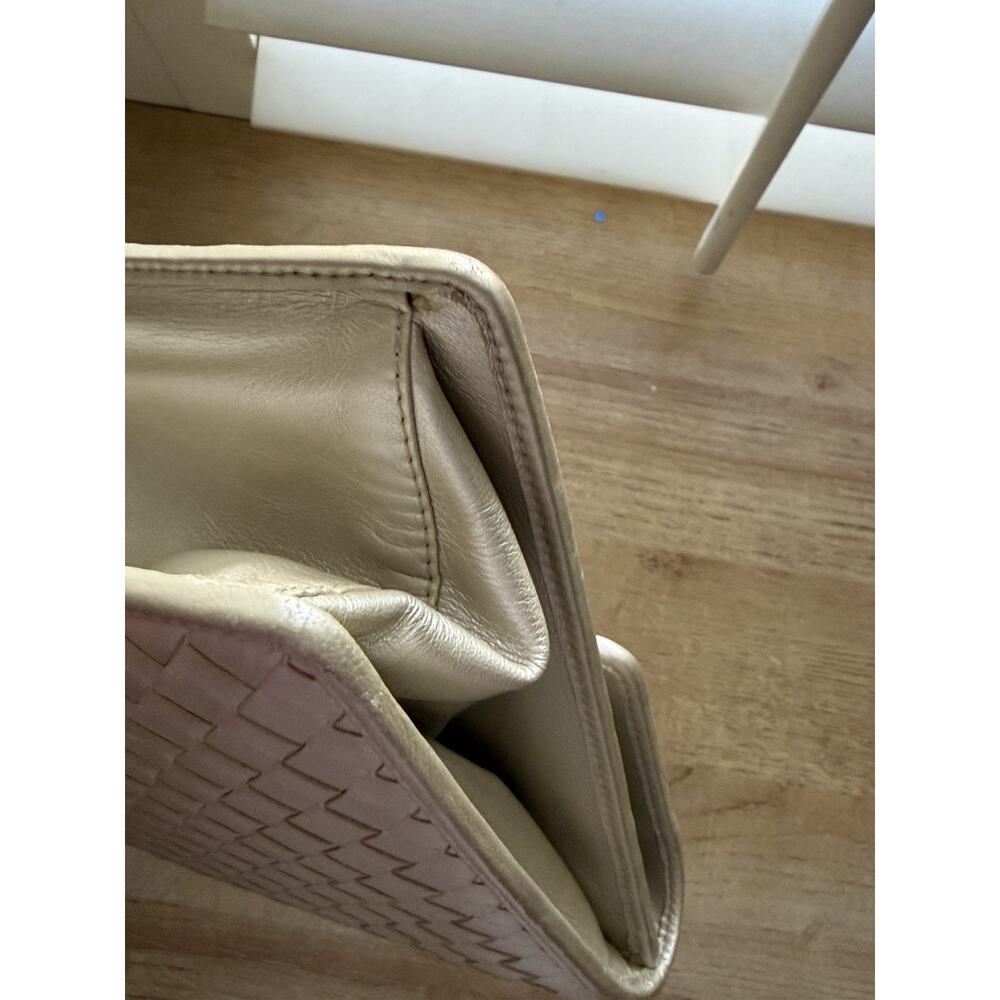 Bottega Veneta Rare‎ Vintage Intrecciato Top Handle Kelly Handbag Off White - Picture 6 of 16